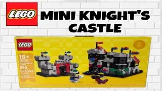 Taking me back to my childhood! LEGO Mini Knight's Castle Set 40775 GWP Speed Build