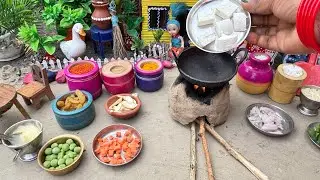 Miniature Matar Paneer Pulao Recipe | Miniature Cooking |Miniature Cooking |Paneer Biryani Recipe |