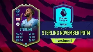 'STERLING' PREMIERE LEAGUE NOVEMBER POTM SBC INVESTING GUIDE || FIFA 19 ULTIMATE TEAM