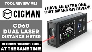 CIGMAN CD60 Dual Laser Measurer / Do you need lasers from both ends?  Bilateral  #tools #giveaway