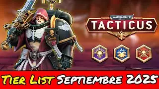 Tier List Septiembre 2025 - Warhammer Tacticus