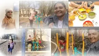 Excercise Day 🤣 Panipuri 😍 Bhavika Ganishka Sanat Poojari Tulu vlog channel 