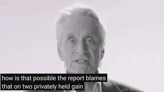 Michael Douglas criticizes the flaws of the US government and the so-called democratic system.