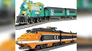 A must-have product!&nbsp;Technical City Power Train High-tech Railway Track Building Blocks Subway Veh