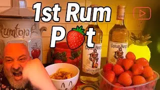 Making Our 1st Rumtopf 🍓🍍 | Traditional German Rum Pot Recipe with Captain Morgan