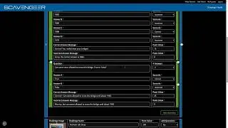 Scavengeer.com AI Based Scavenger Hunts - Admin Demo