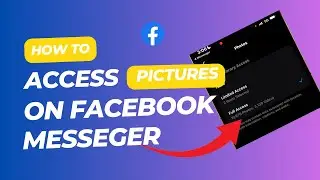 How To Access Picture In Pictures on Messenger Facebook On IPhone || New Update