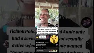 Tik tok police explain why annie neva get the D...Says it was all a series..