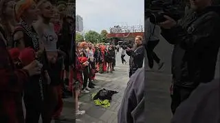 Mark filming the fans singing The Judge for the concert screen #TwentyOnePilots #ClancyBrooklyn