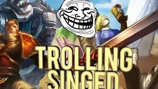 Trolling my friends with Singed - Vefy