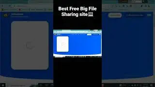 Best Fast Free Big File Sharing site💻 #toffeeshare #file #share #tips #techshorts #ytshorts