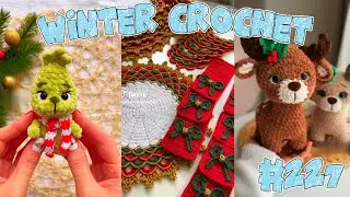 ❄️⛄️ Winter Crochet TikTok Compilation - Crochet Tok Fam ❄️⛄️ #227
