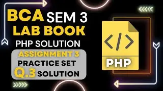 PHP Indexed Array Operations: Check Positivity, Calculate Average & Sum | BCA Sem 3 Lab Assignment 3