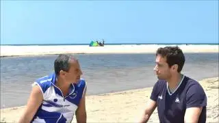 Guy Barnea an Olympian swimmers talking to Ori Sela #1