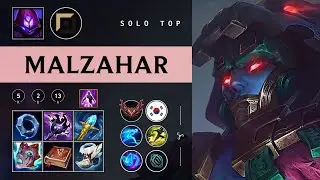 Malzahar Top vs Sion - KR Grandmaster Patch 26.01