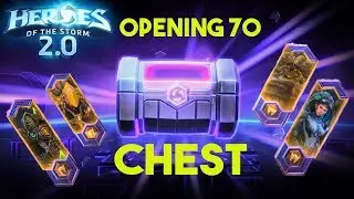 Heroes of the Storm - Opening 70 Loot chest, Legendaries skins some epic skins and rare !!!