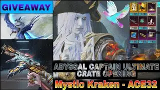 I GOT ACE23 MAX UPGRADE| BGMI | ABYSSAL CAPTAIN ULTIMATE CRATE OPENING TRICK| GIVEAWAY