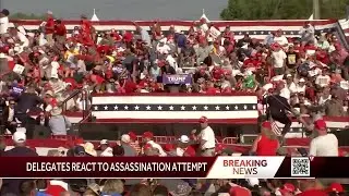 Delegates to Republican, Democratic conventions speak about assassination attempt, country unity