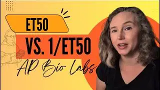 Объяснение ET50 и 1/ET50 для лаборатории фотосинтеза AP Bio