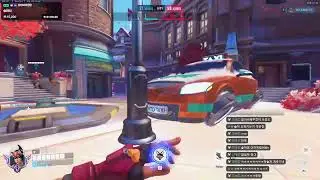 Kiriko - LeeSooMin CHAMP 3 Gameplay | New Queen Street | Overwatch 2 Season 20 SUP POV
