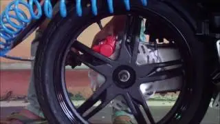 فك وتركيب كوتش خلفى  اسكوتر  SYM