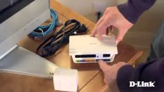 Начало работы: мини-комплект коммутатора PowerLine AV с 4 портами (DHP-348AV)