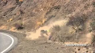 Motorcycle Crash   Kawasaki ZX6R Lowsides on Mulholland
