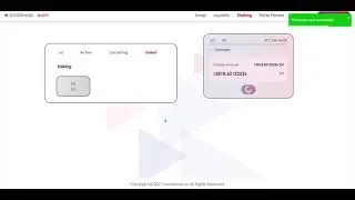 SocialSwap.io I Tokens aus Pool unstaken