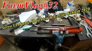 FarmVlog #32 | Servolenkung vom IHC 844 abdichten & den letzten Schnitt 2020 einfahren
