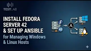 Install Fedora Server 42 and Set Up Ansible for Managing Windows & Linux Hosts