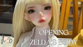 UFDoll 1/4 girl body box opening (doll nudity!)