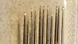 HERES WHAT A BAD TATTOO NEEDLE LOOKS LIKE. 🪡 always check your needles. ink