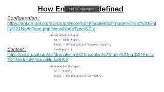 Entities in Drupal 8/9 | D4Drupal