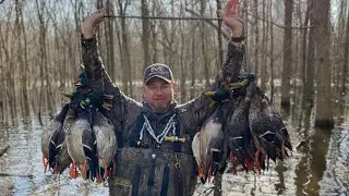Windy Day Duck Hunt in the Timber | Sunshine at the Lost Buck Hole | Into The Woods w/ Rusty Creasey