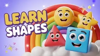 Learn Shapes for Kids 🎨 Fun Shape Recognition & Learning Video for Toddlers