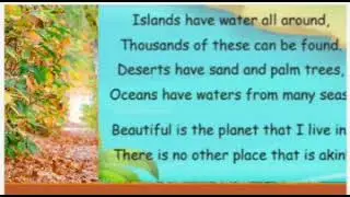 III Std English Ln- 3 Let Us Sing - Beauty of Nature Kamaraj School Thoothukudi