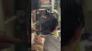 Long scissors ✂️ rough hair cutting #menshaircut #long video #beard #best hairstyle #