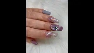 Subtle Valentines Nail design