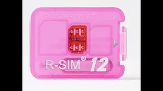 R SIM 12 Unlock iphone iOS 11 LTE 4G