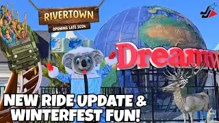 DREAMWORLD THEMEPARK - NEW ROLLERCOASTER UPDATE & WINTERFEST EVENT!