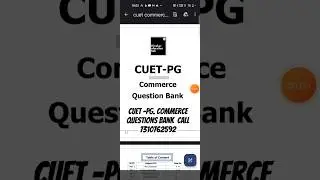 CUET PG Commerce Questions bank Book Include 3000 Mcq #cuetpg #cuetpgM.com #cuetpgcommerce