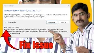 How to fix You can't access this shared folder because your organization's security policies block