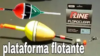 Plataforma flotante para pescar en ríos y lagos,que línea y flotador usar para mejores capturas