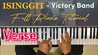 ✅Isinggit - Verse Piano Tutorial | Organ & Grand Piano (Victory Band)