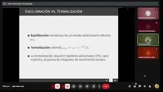 XX Física Teórica en Río Rímac (Día 3)
