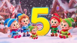 Five Little Elves &ndash; Christmas Song for Kids | Santa&rsquo;s Workshop Rhyme | Holiday Fun for Children