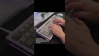 Budget custom aluminium keyboard with numpad - Monsgeek M2 #mechanicalkeyboard #shorts