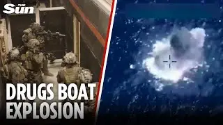 Trump BLOWS UP three Venezuelan narco boats killing 14