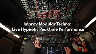 Live Modular Techno Set | 45-Minute Improvised Eurorack Studio Performance