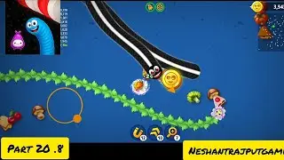 Worms Zone .io Hungry Snake gameplay walkthrough part 20.8 #snake #snakewormazone #games #gameplay
